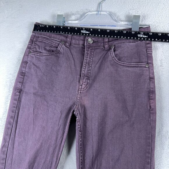 Bench Skinny Jeans Women's Size 31 Mid Rise Five Design Pockets Light Purple - Picture 7 of 12